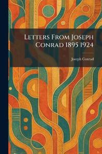 Letters From Joseph Conrad 1895 1924