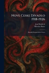 Nove Ceske Divadlo 1918-1926