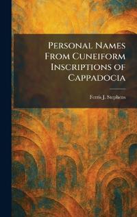 Bokomslag för "Personal Names From Cuneiform Inscriptions of Cappadocia"