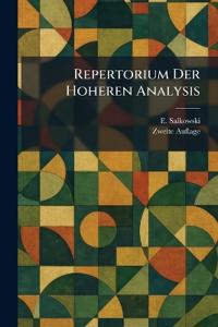 Repertorium Der Hoheren Analysis