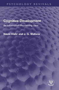 Kirjan kansi "Cognitive Development"