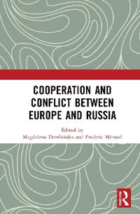 Kirjan kansi "Cooperation and Conflict between Europe and Russia"
