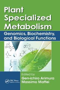 Kirjan kansi "Plant Specialized Metabolism"