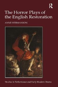 Bokomslag för "The Horror Plays of the English Restoration"
