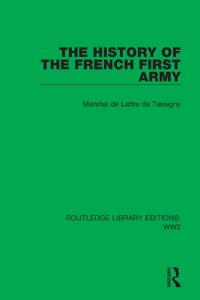 Bokomslag för "The History of the French First Army"