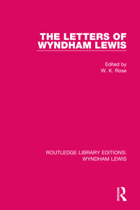 Bokomslag för "The Letters of Wyndham Lewis"