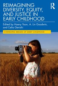 Kirjan kansi "Reimagining Diversity, Equity, and Justice in Early Childhood"
