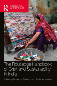 Kirjan kansi "The Routledge Handbook of Craft and Sustainability in India"