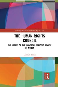Bokomslag för "The Human Rights Council"