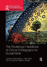 Kirjan kansi "The Routledge Handbook of Critical Pedagogies for Social Work"
