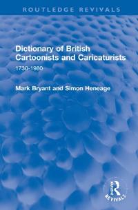 Kirjan kansi "Dictionary of British Cartoonists and Caricaturists"