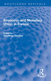 Bokomslag för "Economic and Monetary Union in Europe"
