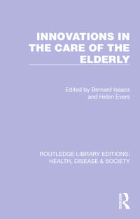 Kirjan kansi "Innovations in the Care of the Elderly"