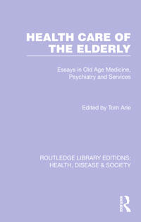 Kirjan kansi "Health Care of the Elderly"