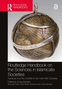 Kirjan kansi "Routledge Handbook on the Sciences in Islamicate Societies"
