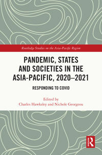 Kirjan kansi "Pandemic, States and Societies in the Asia-Pacific, 2020–2021"