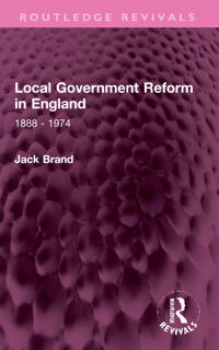 Bokomslag för "Local Government Reform in England"