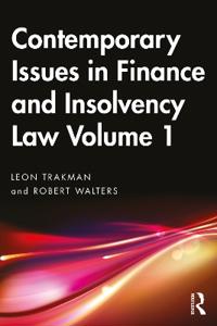 Bokomslag för "Contemporary Issues in Finance and Insolvency Law Volume 1"
