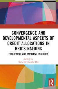 Kirjan kansi "Convergence and Developmental Aspects of Credit Allocations in BRICS Nations"