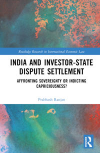 Bokomslag for "India and Investor-State Dispute Settlement"