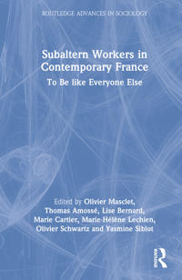 Kirjan kansi "Subaltern Workers in Contemporary France"
