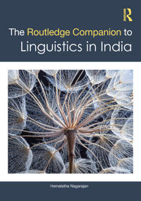 Bokomslag för "The Routledge Companion to Linguistics in India"