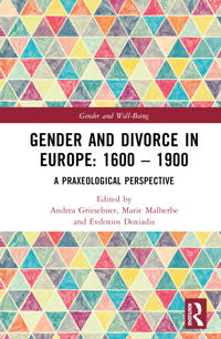 Kirjan kansi "Gender and Divorce in Europe: 1600 – 1900"