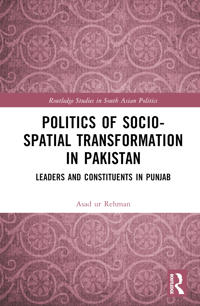 Kirjan kansi "Politics of Socio-Spatial Transformation in Pakistan"
