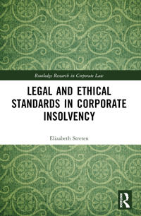 Bokomslag för "Legal and Ethical Standards in Corporate Insolvency"