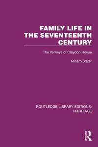 Bokomslag för "Family Life in the Seventeenth Century"