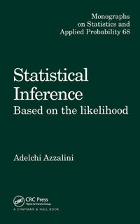 Kirjan kansi "Statistical Inference Based on the likelihood"