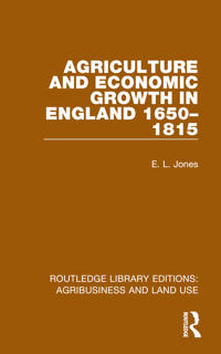 Kirjan kansi "Agriculture and Economic Growth in England 1650-1815"