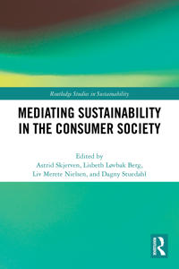 Kirjan kansi "Mediating Sustainability in the Consumer Society"