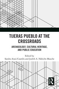 Kirjan kansi "Tijeras Pueblo at the Crossroads"