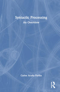 Kirjan kansi "Syntactic Processing"