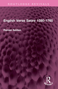 English Verse Satire 1590-1765