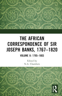 Bokomslag för "The African Correspondence of Sir Joseph Banks, 1767–1820"
