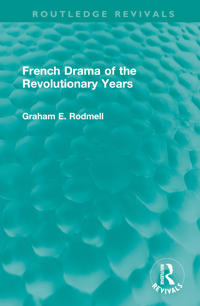 Kirjan kansi "French Drama of the Revolutionary Years"