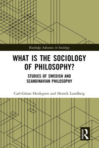 Bokomslag för "What is the Sociology of Philosophy?"