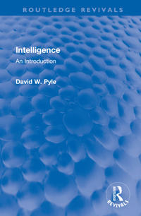 Kirjan kansi "Intelligence"