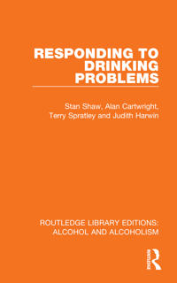 Kirjan kansi "Responding to Drinking Problems"