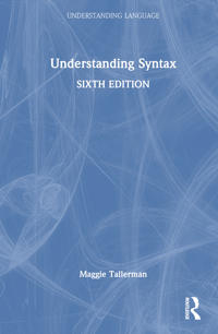 Kirjan kansi "Understanding Syntax"