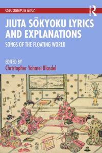 Bokomslag för "Jiuta Sokyoku Lyrics and Explanations"