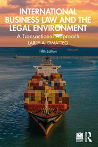 Bokomslag för "International Business Law and the Legal Environment"