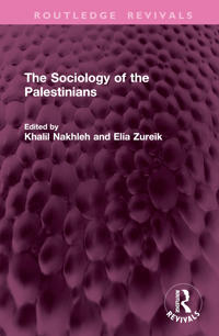 Kirjan kansi "The Sociology of the Palestinians"