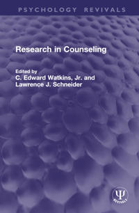 Research in Counseling