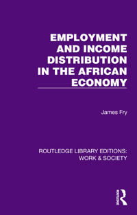 Kirjan kansi "Employment and Income Distribution in the African Economy"