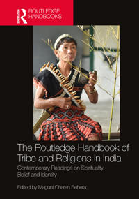 Kirjan kansi "The Routledge Handbook of Tribe and Religions in India"