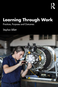 Kirjan kansi "Learning Through Work"
