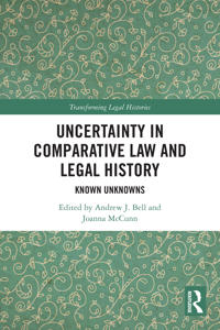 Bokomslag för "Uncertainty in Comparative Law and Legal History"